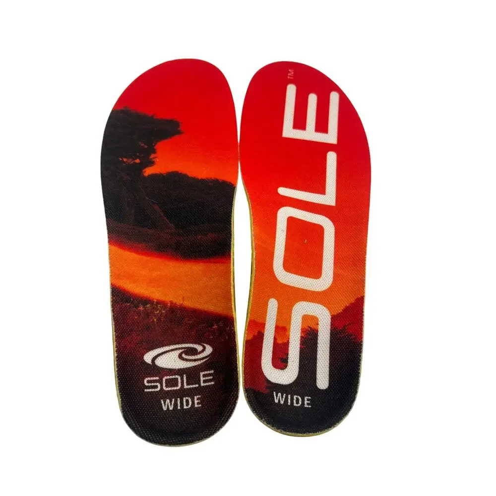 SOLE NWOB Men’s 6 Wide/Women’s 8 Med Cushion Wide Fit Performance Cork Inserts